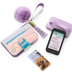 Purple Pom Phone & Accessories